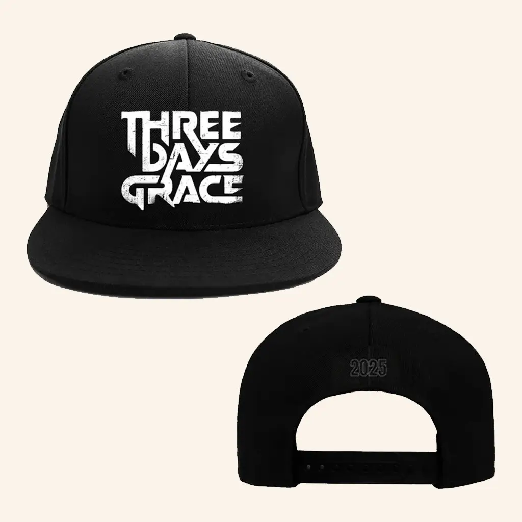 Three Days Grace Merch Alienation 2025 Tour Snapback Hat Birthday Gifts For Rock Lovers -WearandDecor