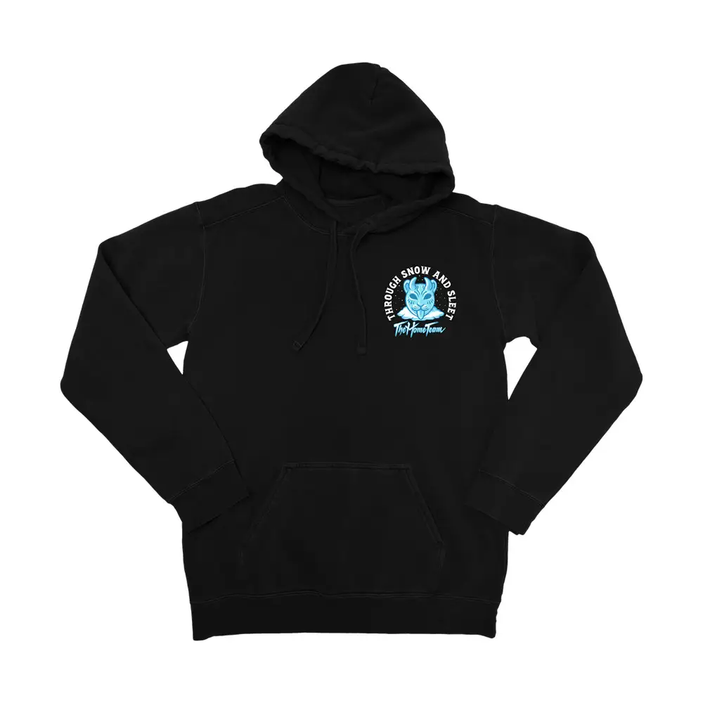 Through Snow The Home Team Hoodie The Home Team Apparel Music Gift For Him