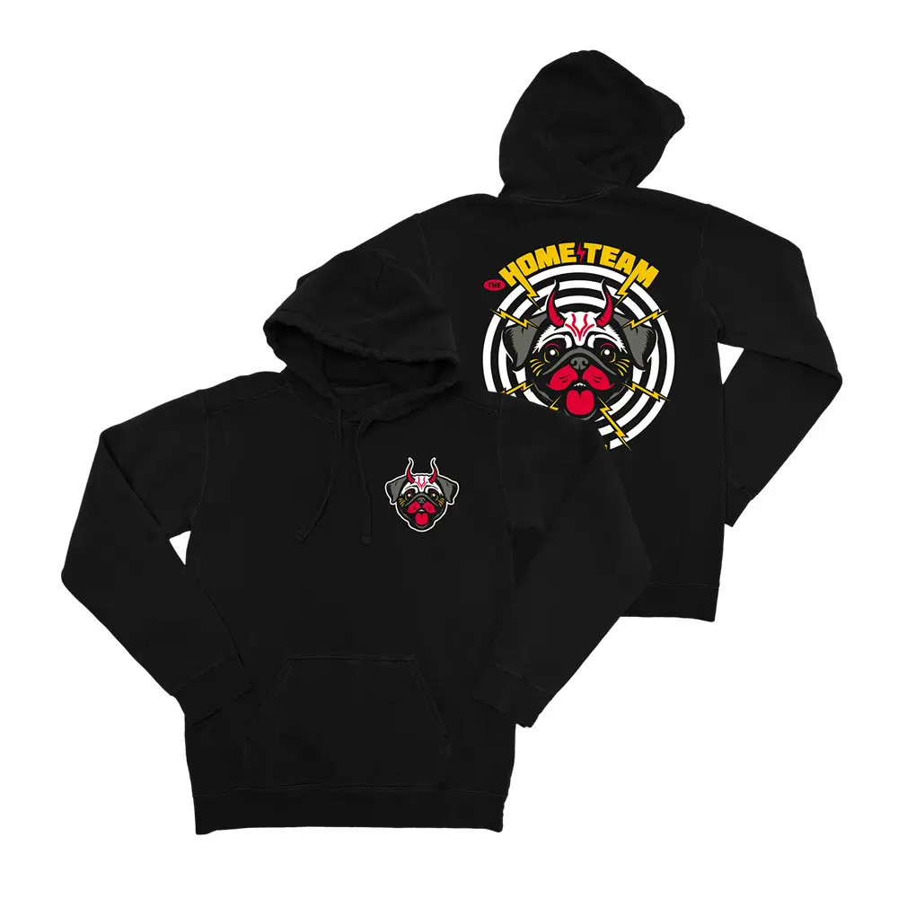 THT Devil Dog The Home Team Hoodie Rock Band Music Apparel The Home Team Merch