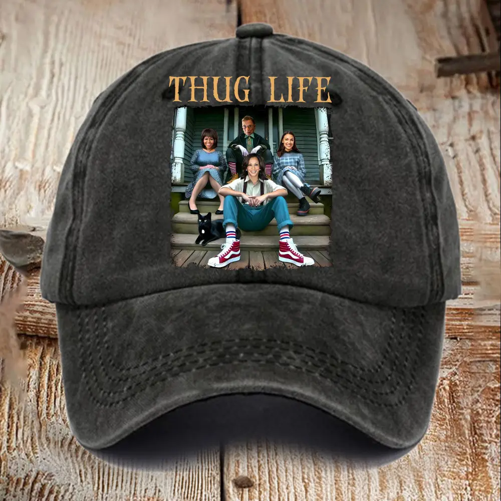 Thug Life Kamala Harris 2024 Hat Support Democrat Kamala For President Hat Voters Gifts
