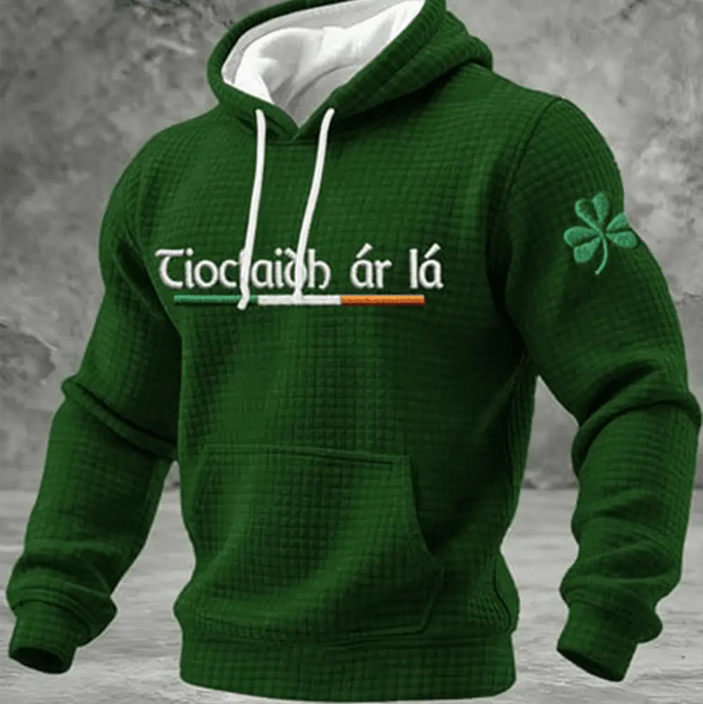 Tiocfaidh Ar La St Patrick's Day Hoodie St Patrick's Day Outfit Holiday Merch