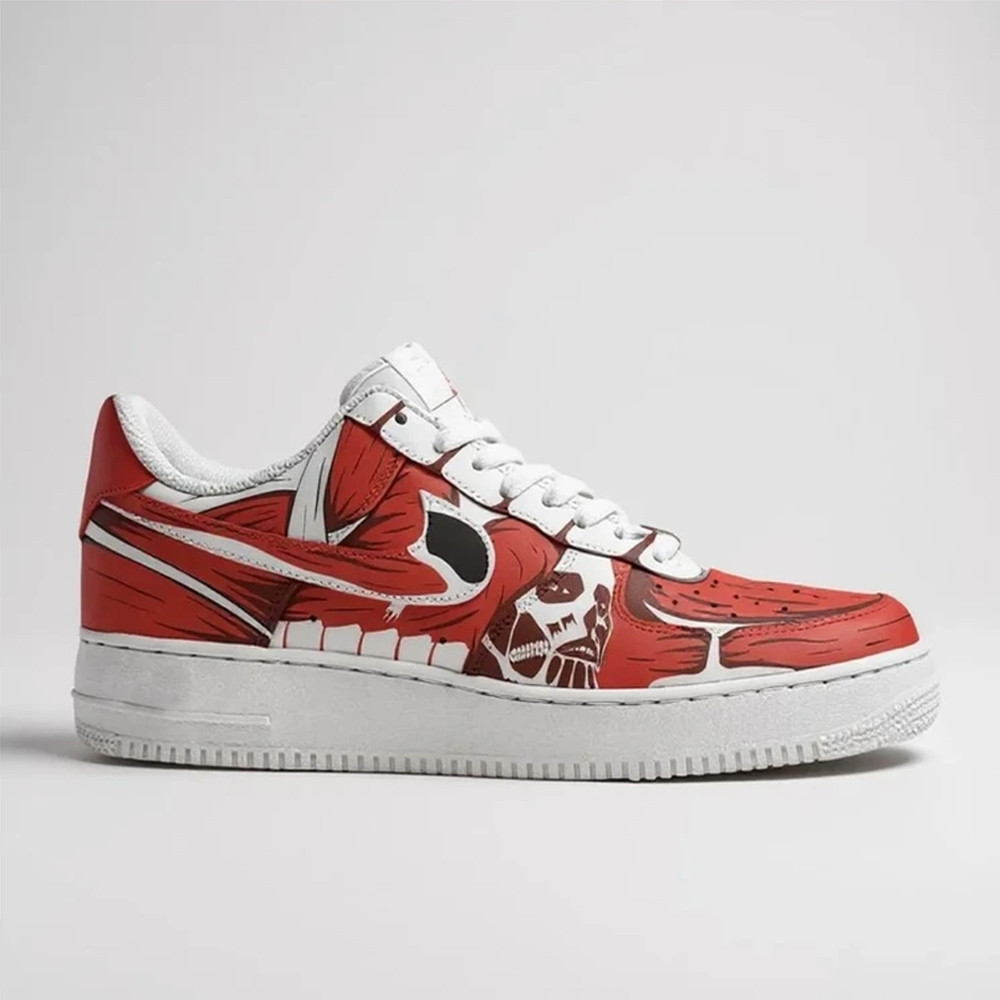 Titan Attack On Titan Colossal Titan Air Force 1 Shoes Sneakers