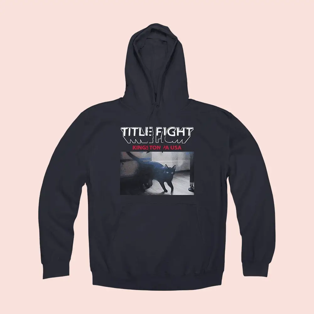 Title Fight Merch Cat Kingston PA USA Hoodie Unique Gifts For Title Fight Fans