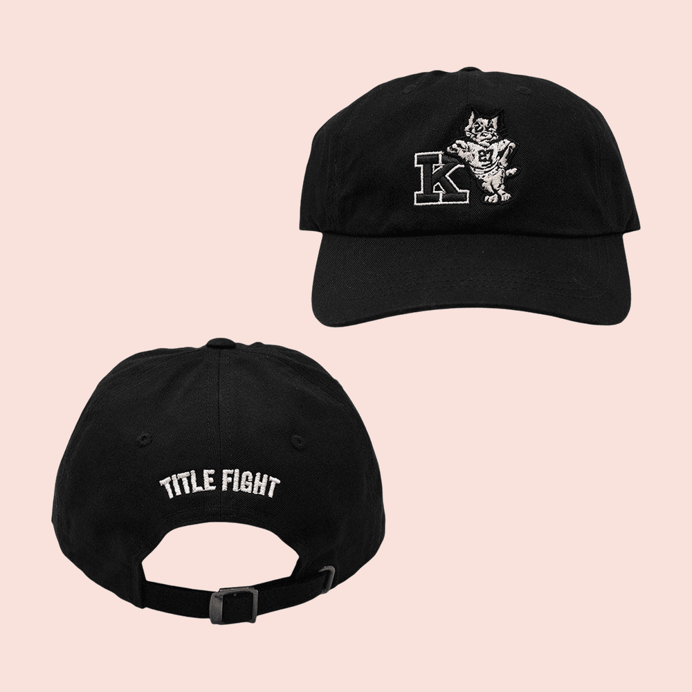 Title Fight Merch K Cat Hat Embroidered Title Fight Merchandise Best Gifts For Band Fans
