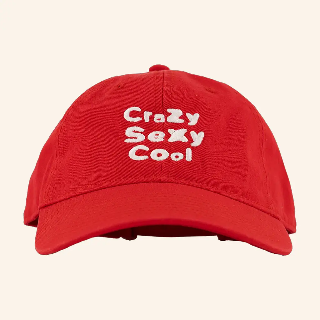 TLC Merch Crazy Sexy Cool Embroidered Red Hat Christmas Gift Ideas For Him -WearandDecor