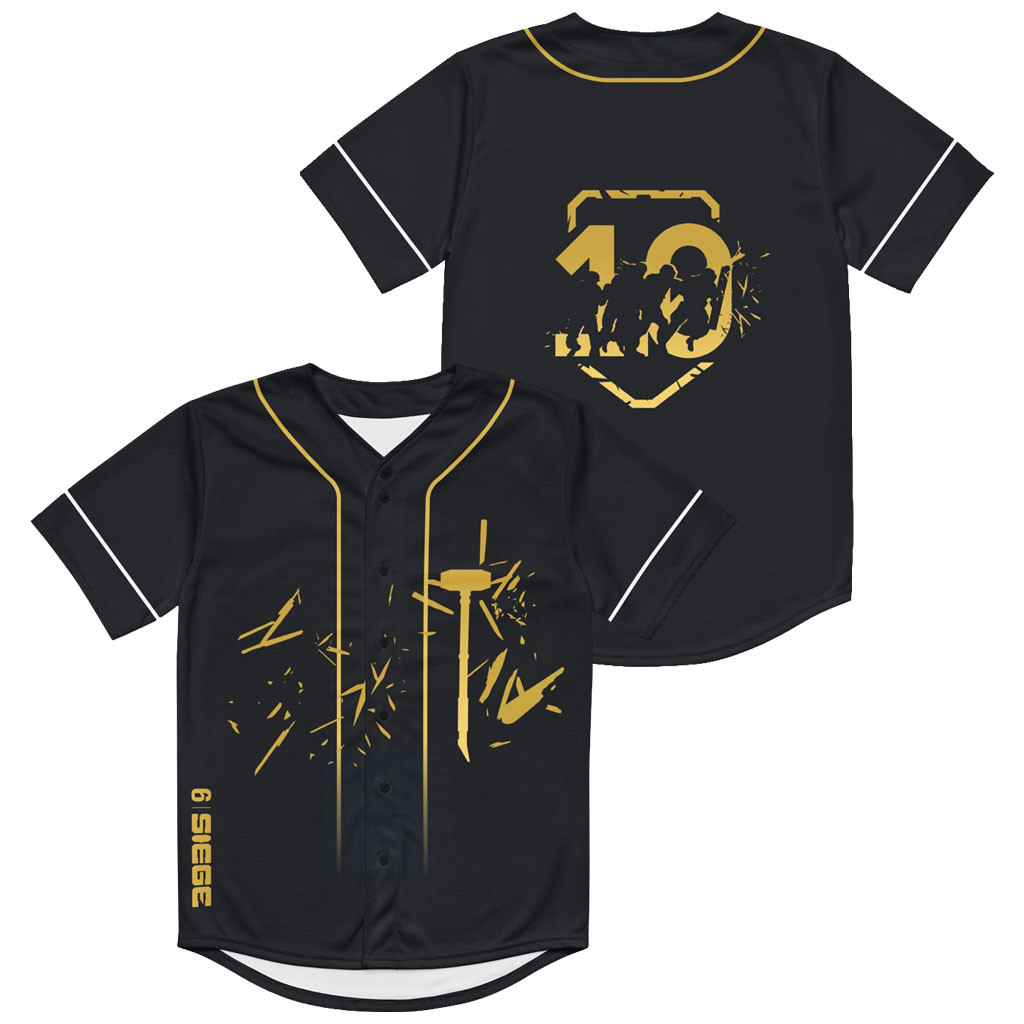 Tom Clancy's Rainbow Six Siege Merch 2026 Six Siege 10th Anniversary Jersey Gifts For Him