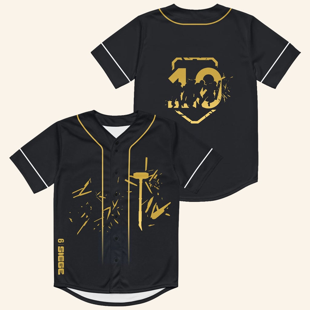 Tom Clancy's Rainbow Six Siege Merch 2026 Six Siege 10th Anniversary Jersey Gifts For Him - WearandDecor