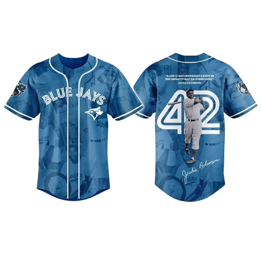 Toronto Blue Jays 42 Legacy Tribute 2026 Baseball Jersey Jackie Robinson Day Merch Fan Gifts