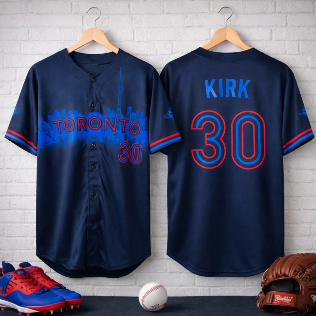 Toronto Blue Jays Alejandro Kirk 30 City Connect Jersey 2026 Giveaway Blue Jays Merch Fan Gift