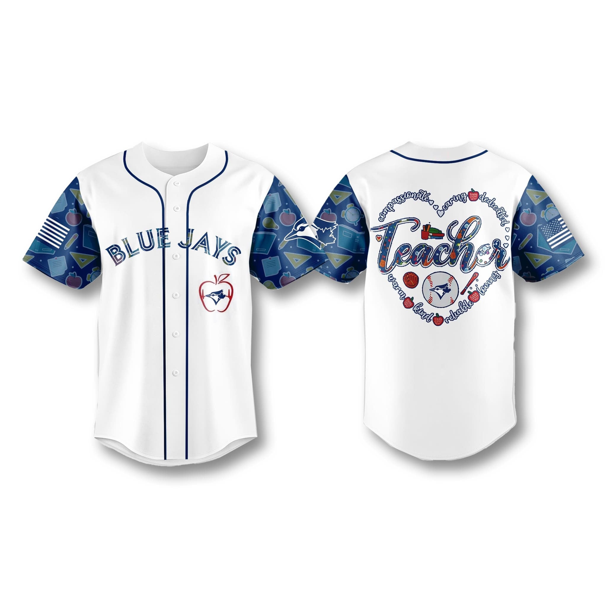 Toronto Blue Jays Teacher Appreciation 2026 Jersey Jays Merch Gifts For Baseball Fans