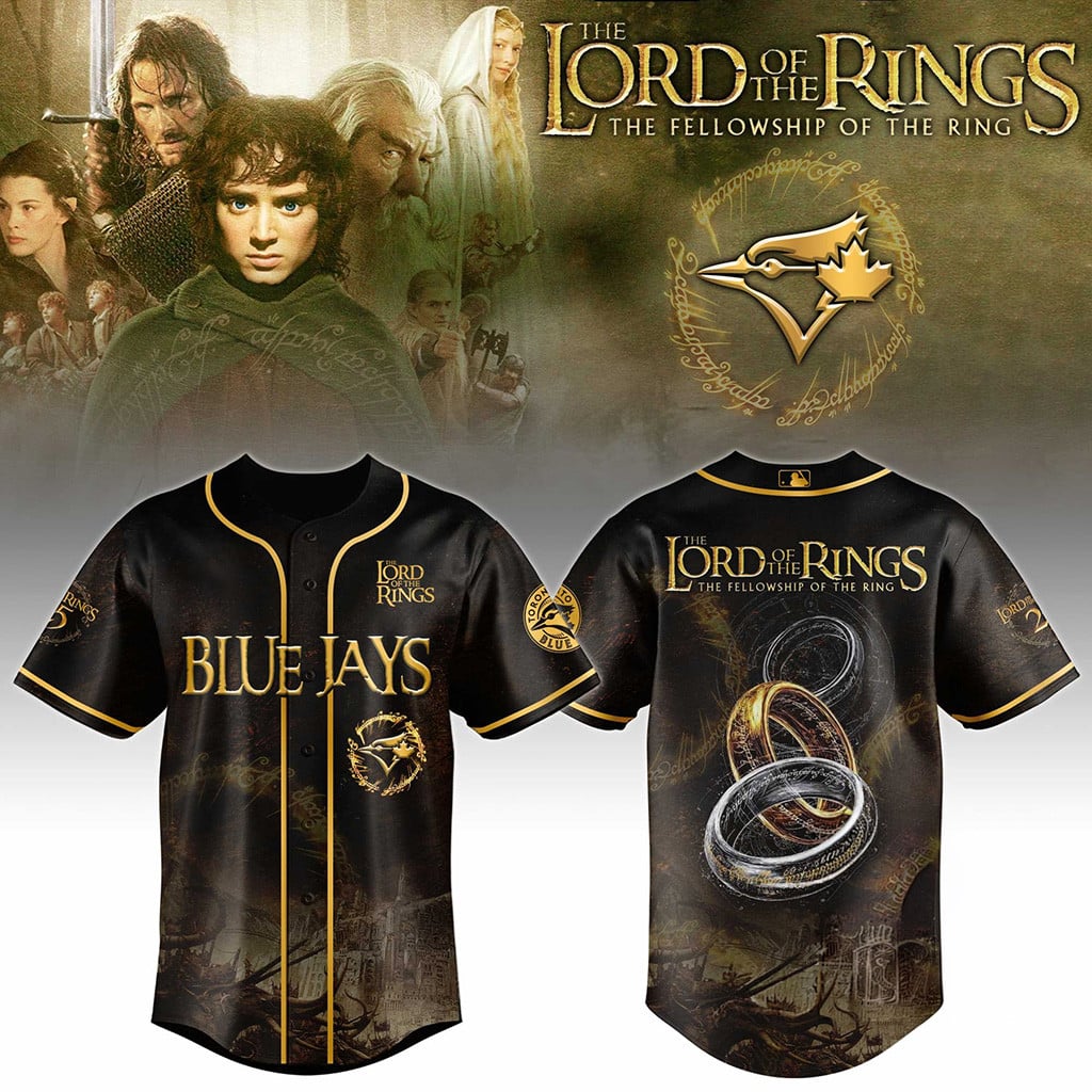 Toronto Blue Jays The Lord of the Rings The Fellowship of the Ring 2026 Jersey Jays Merch