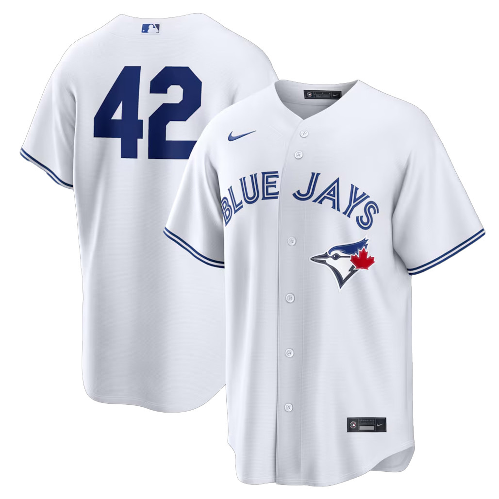 Toronto Blue Jays White Home 2026 Jackie Robinson Day Baseball Jersey