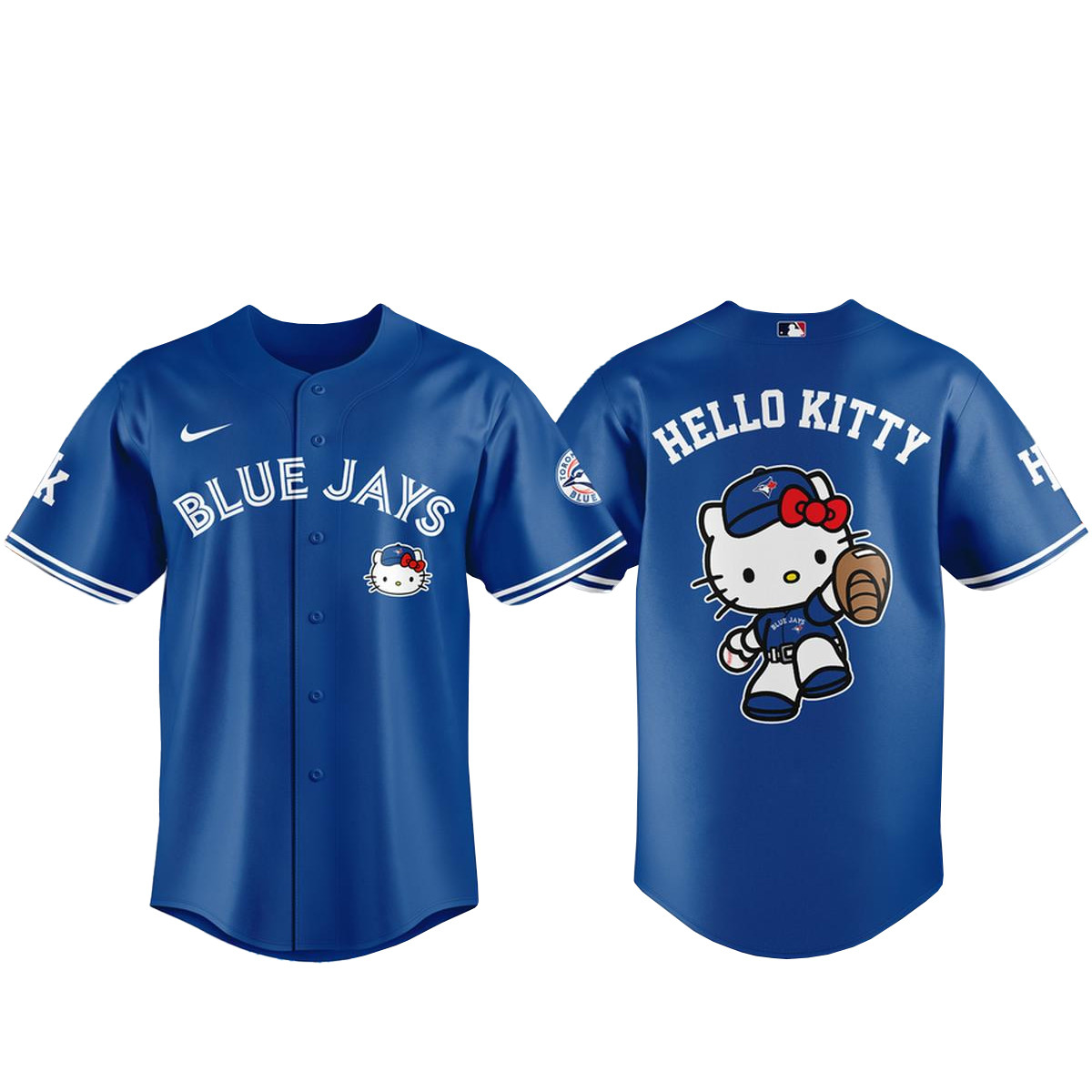 Toronto Blue Jays x Hello Kitty Night 2026 Baseball Jersey Toronto Blue Jays x Hello Kitty Night 2026 Baseball Jersey - Image 1
