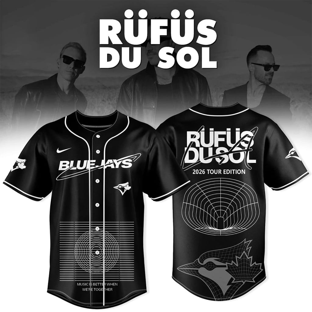 Toronto Blue Jays X Rufus Du Sol Exhale World Tour 2026 Jersey Blue Jays Merch Gifts For Him
