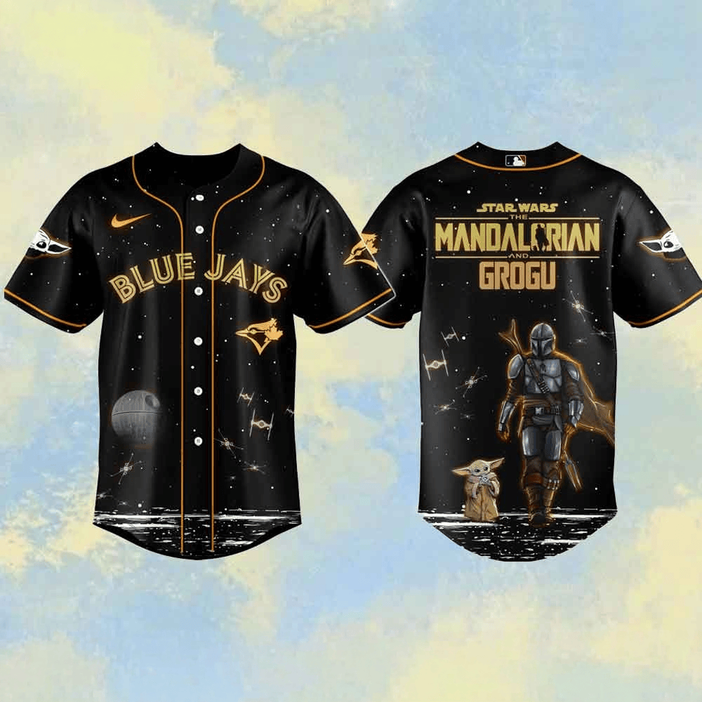 Toronto Blue Jays X Star Wars The Mandalorian And Grogu Baseball Jersey 2026 Fan Merch