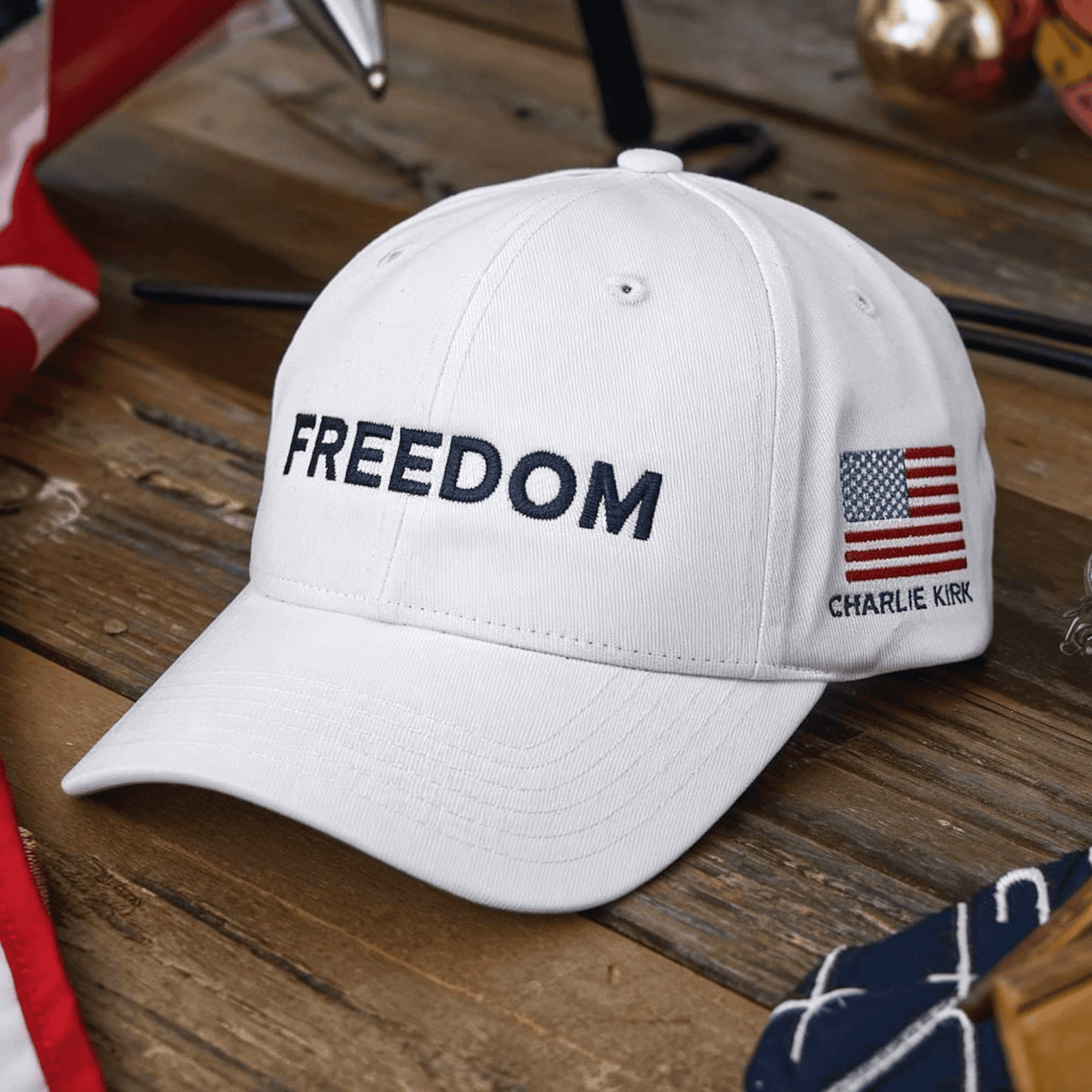 TPUSA Merch Charlie Kirk Freedom Embroidered Hat This Is The Turning Point Hat Political Awareness Cap