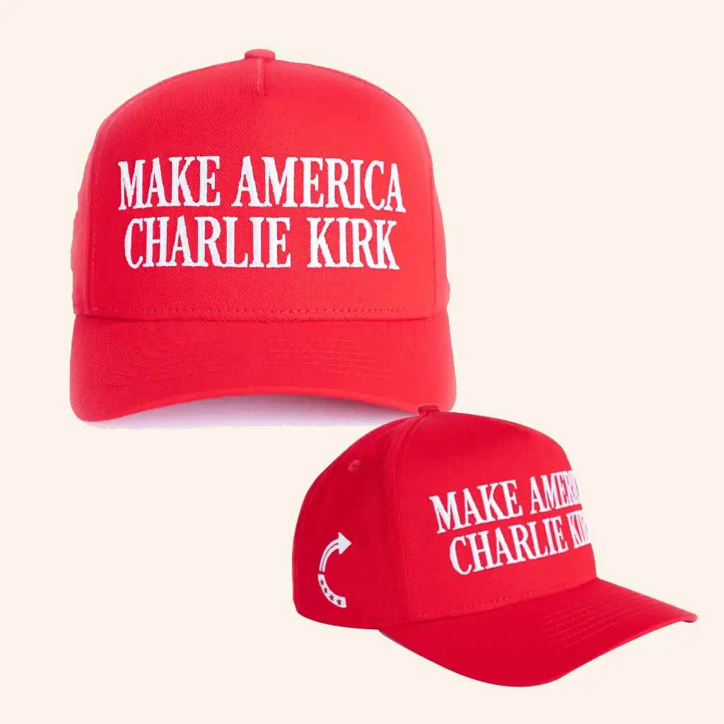 TPUSA Merch Make America Charlie Kirk Embroidered Hat Gifts For Trump Supporters -WearandDecor