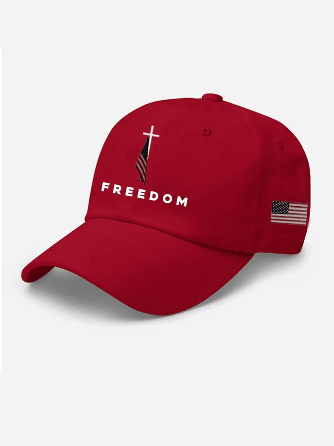 TPUSA Merch Unisex Freedom American Flag Baseball Cap Charlie Kirk Memorial Gift for Dad