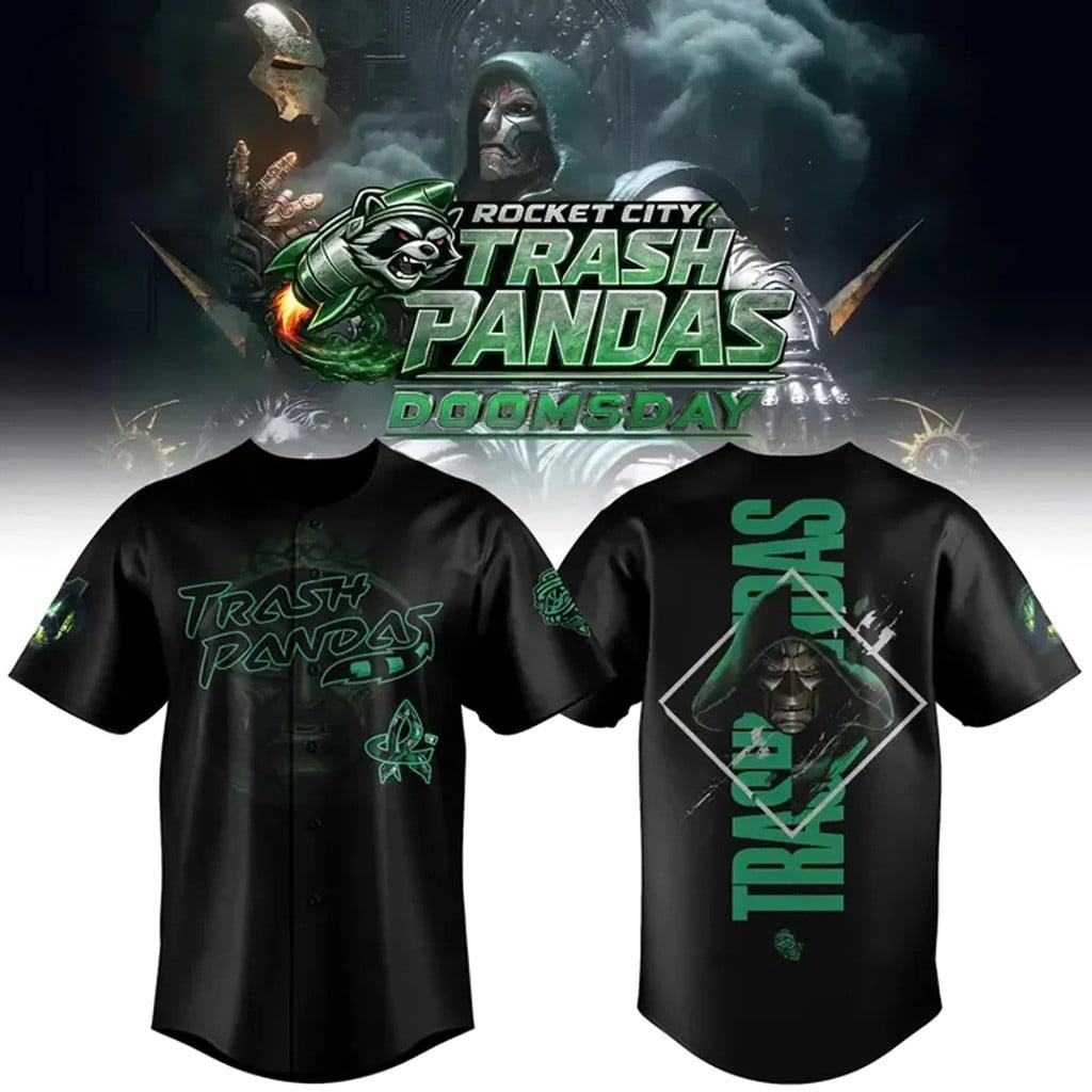 Trash Pandas X Avengers Doomsday 2026 Edition Baseball Jersey Trash Pandas Merch Gifts For Fans