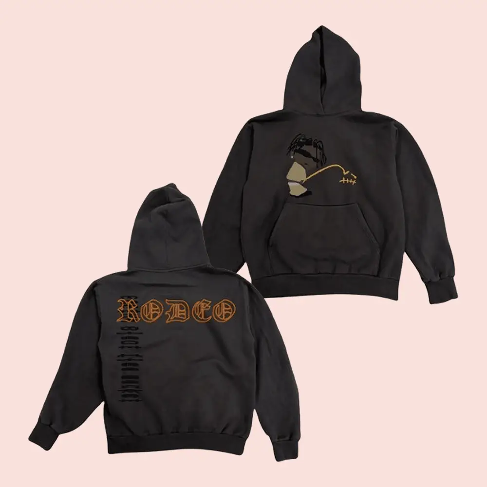 Travis Scott Merch Rodeo CPFM Track 8 Hoodie Gifts For Hip Hop Fans
