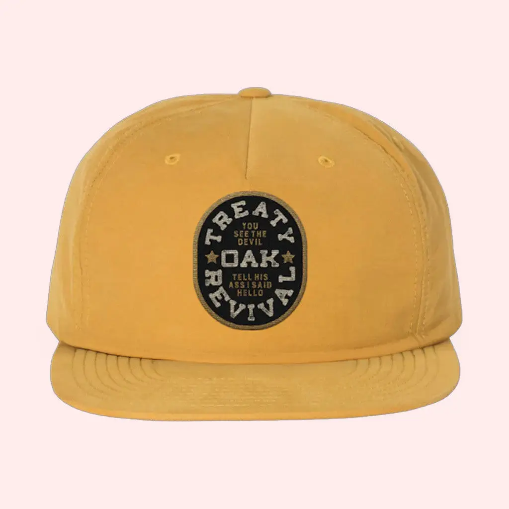 Treaty Oak Revival Merch Hello Rope Hat Snapback Gift Ideas For Boyfriend -WearandDecor