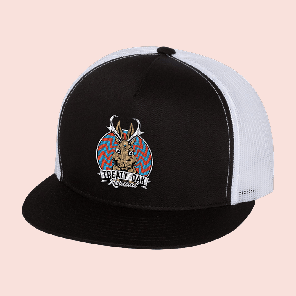 Treaty Oak Revival Merch Jackalope Trucker Hat Gift Ideas For Rock Music Lovers Treaty Oak Revival Merch Jackalope Trucker Hat Gift Ideas For Rock Music Lovers - Image 1