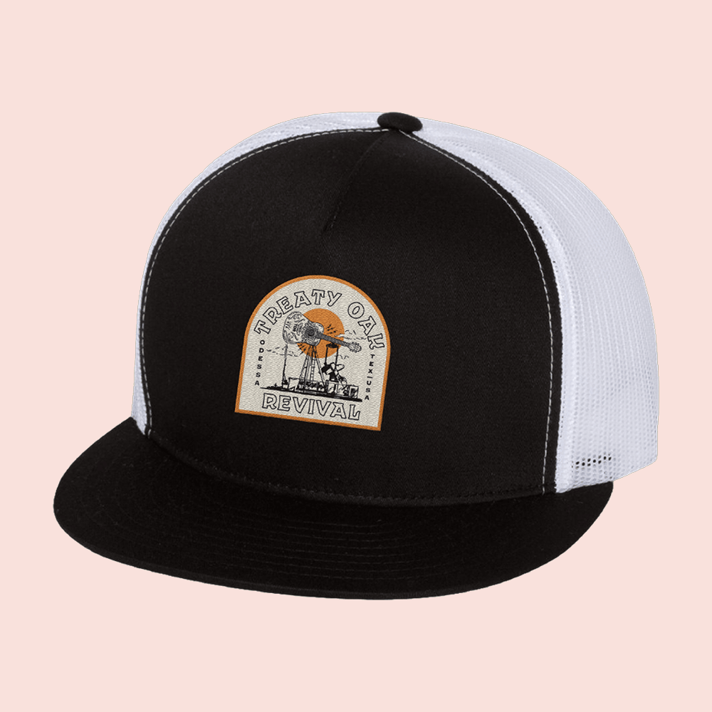 Treaty Oak Revival Merch Logo Trucker Snapback Hat Gifts For Rock Music Lovers Treaty Oak Revival Merch Logo Trucker Snapback Hat Gifts For Rock Music Lovers - Image 1