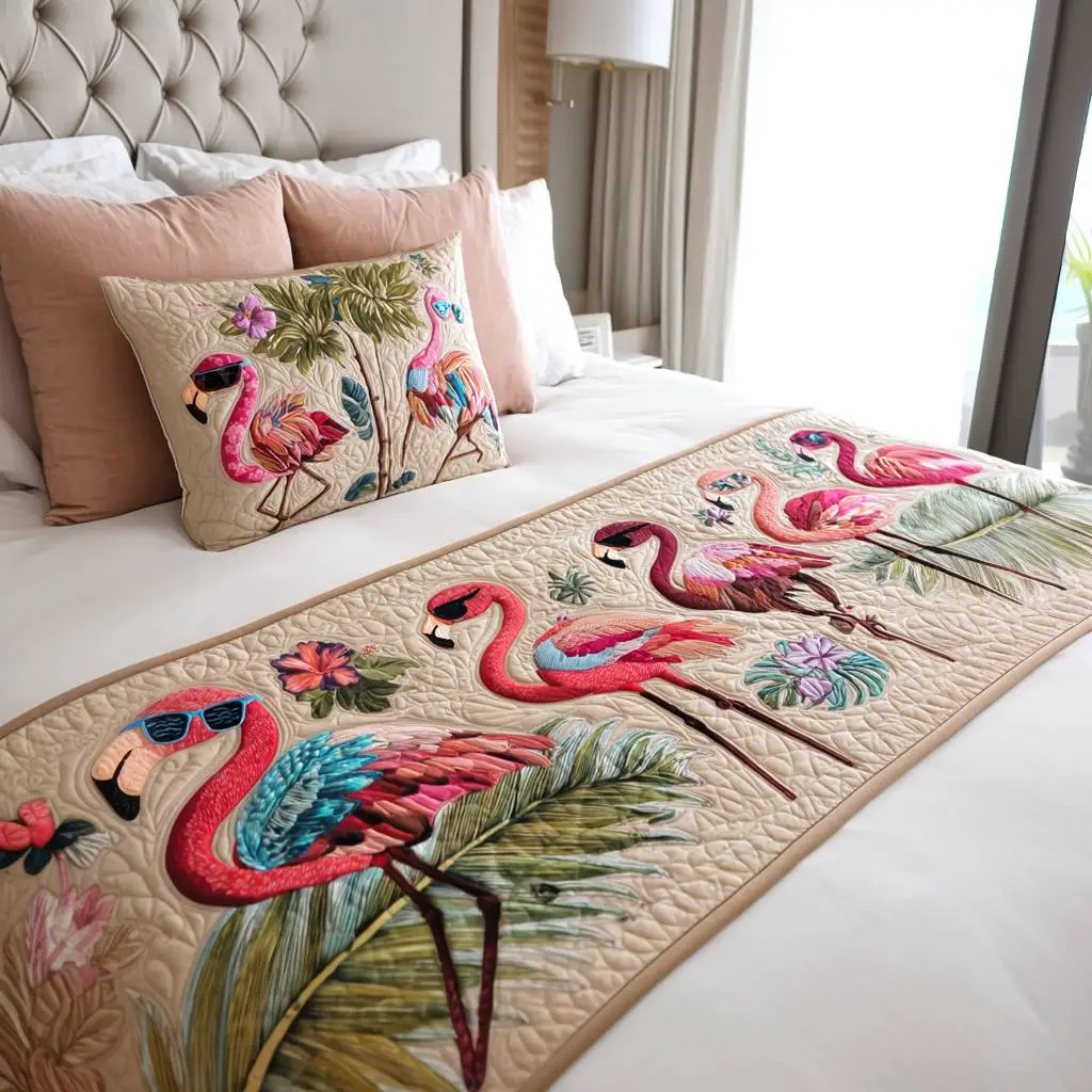 TropiChic Quilted Bed Runner TropiChic Tropical Home Gift