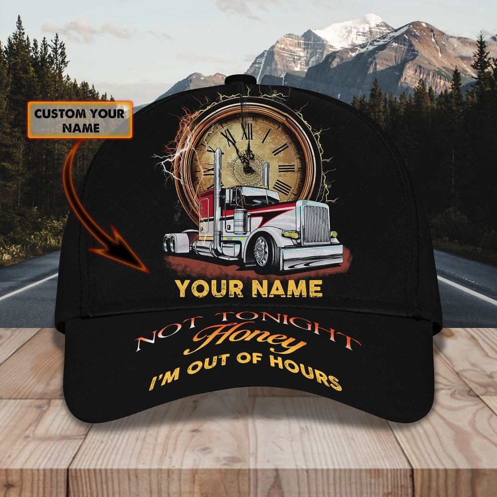 Trucker Not Tonight Customized Name 3D Cap Farm Cap Farmer Baseball Cap Gift For Farmer