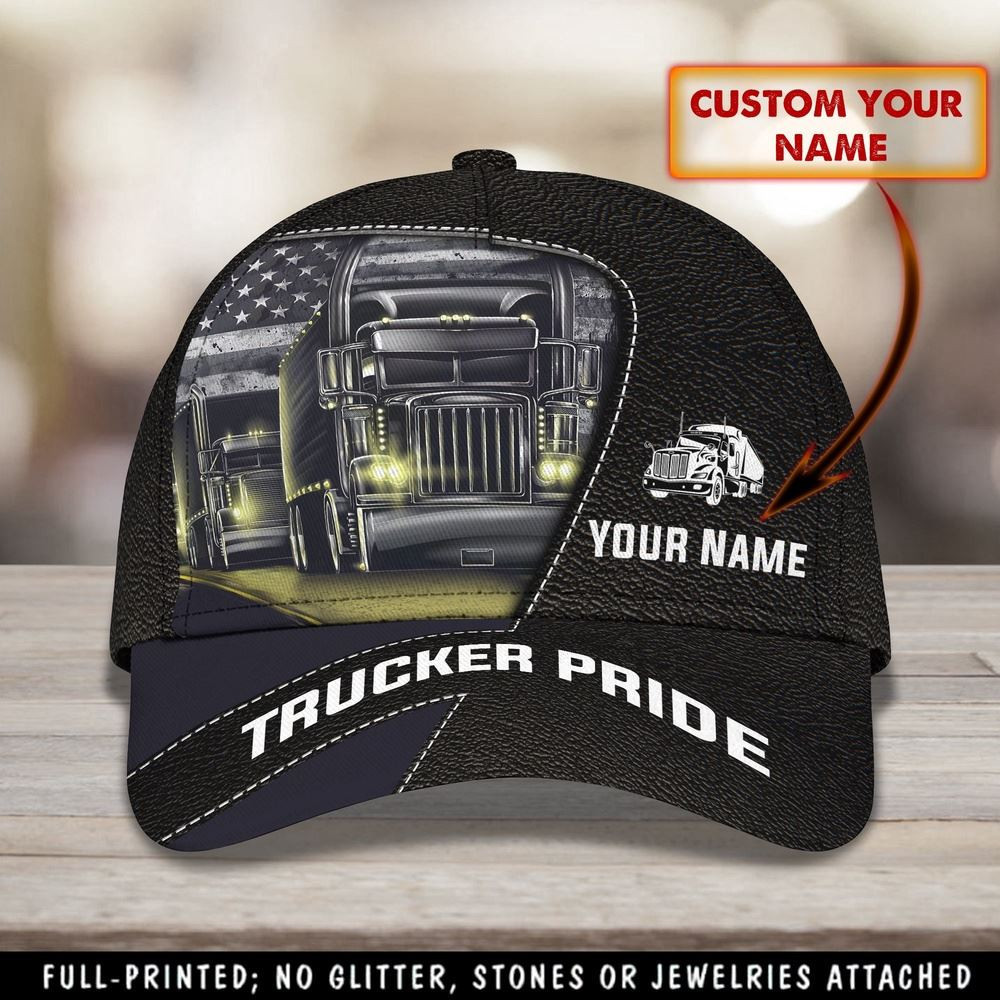 Trucker Pride Customized Name 3D Cap Farm Cap Farmer Baseball Cap Gift For Farmer