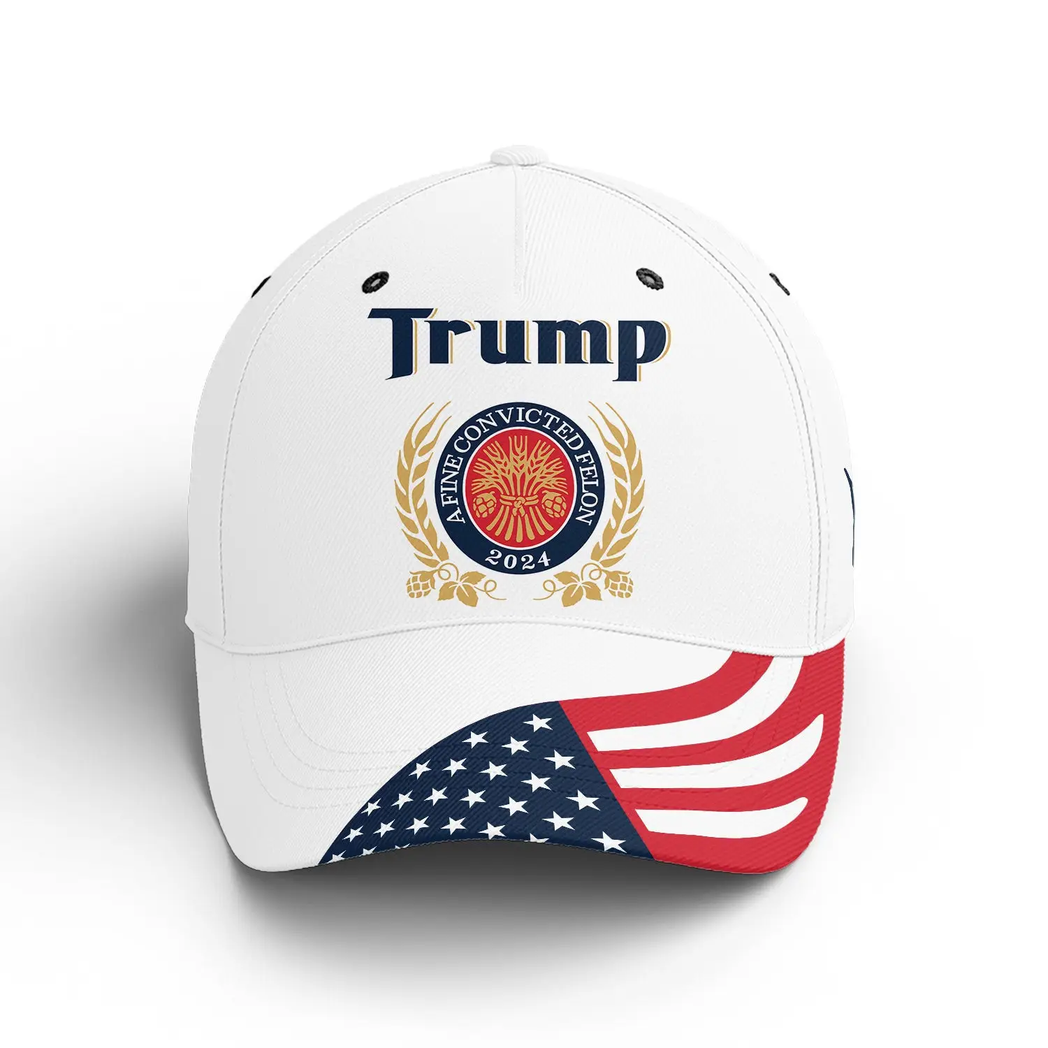 Trump 2024 A Fine Convicted Felon Hat Trump Campaign 47th President Hat Gifts For Dad