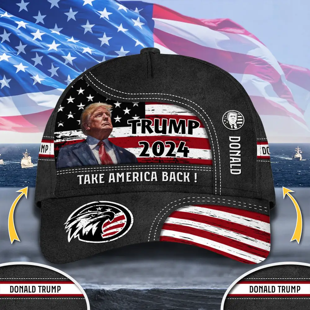 Trump 2024 Take America Back Hat Donald Trump Hat Support MAGA Merch Gift For Father's Day