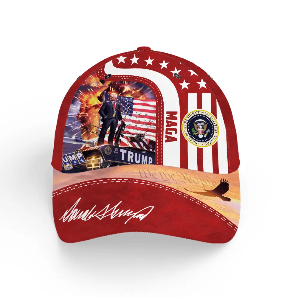 Trump For President Hat MAGA 2024 Patriotic Hat Donald Trump Merchandise