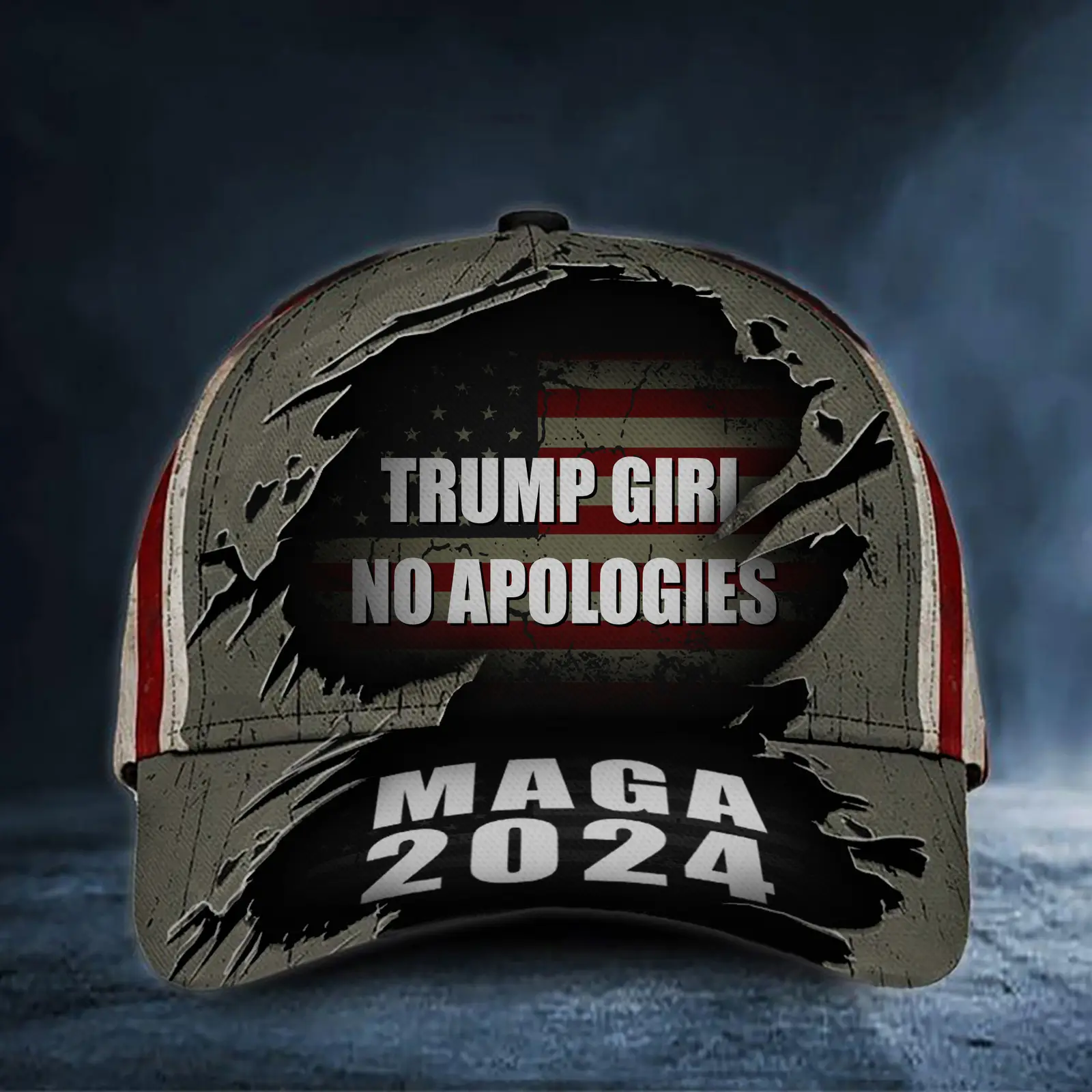 Trump Girl No Apologies Hat MAGA 2024 Donald Trump Hat Gifts For Patriots