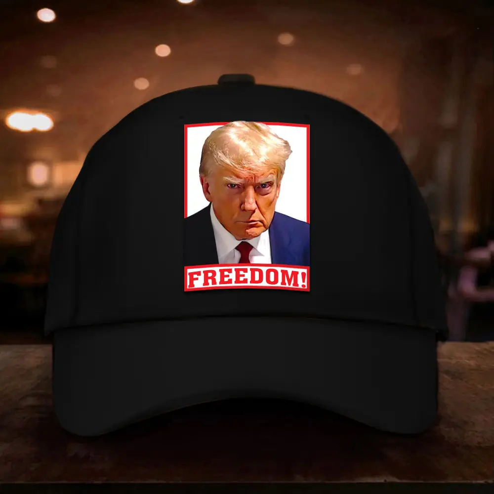 Trump Mugshot Hat Freedom Trump Campaign Merchandise Gifts For Republican Supporters