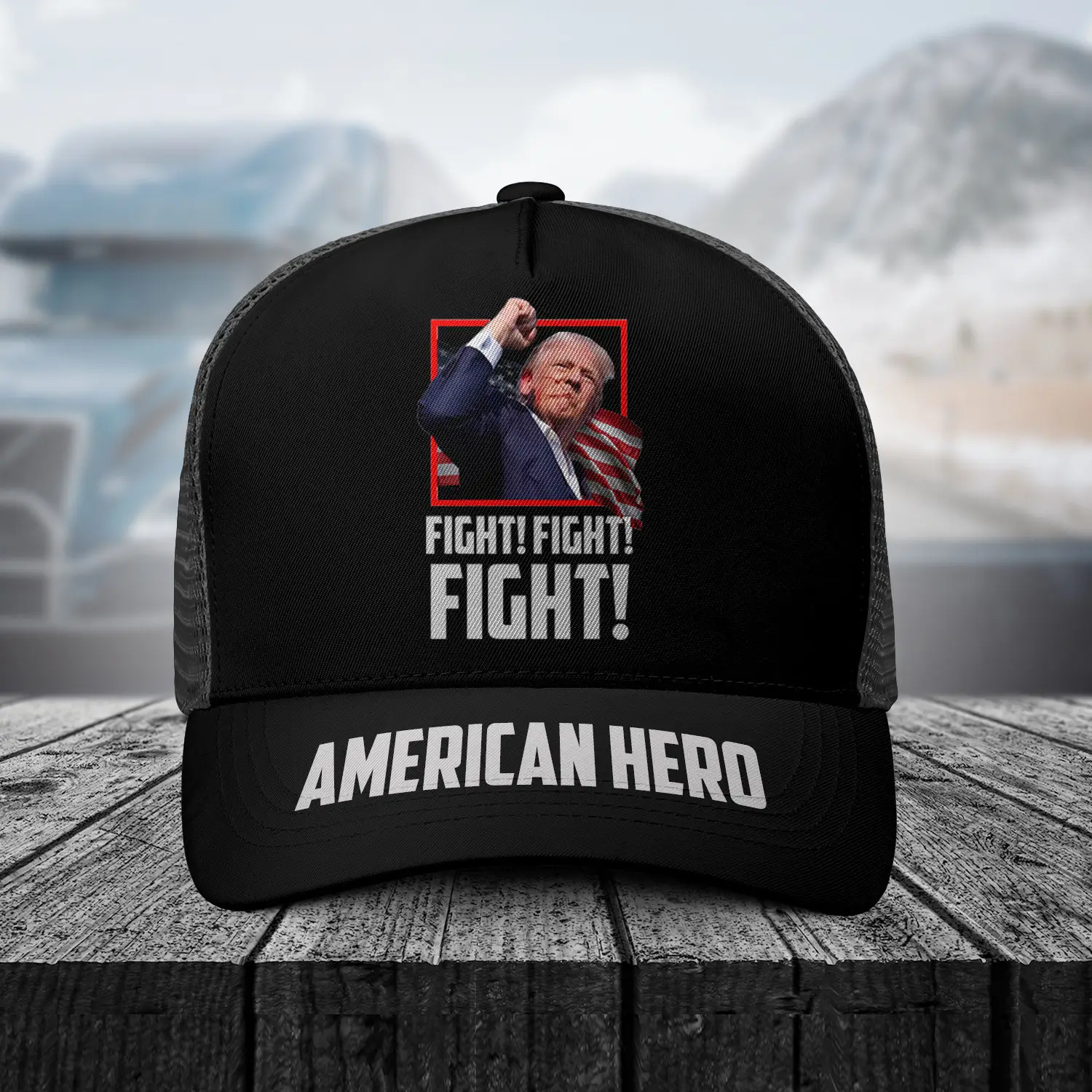 Trump Rally Shooting Hat Fight Donald Trump Hat American Hero Cap Gifts For Patriots