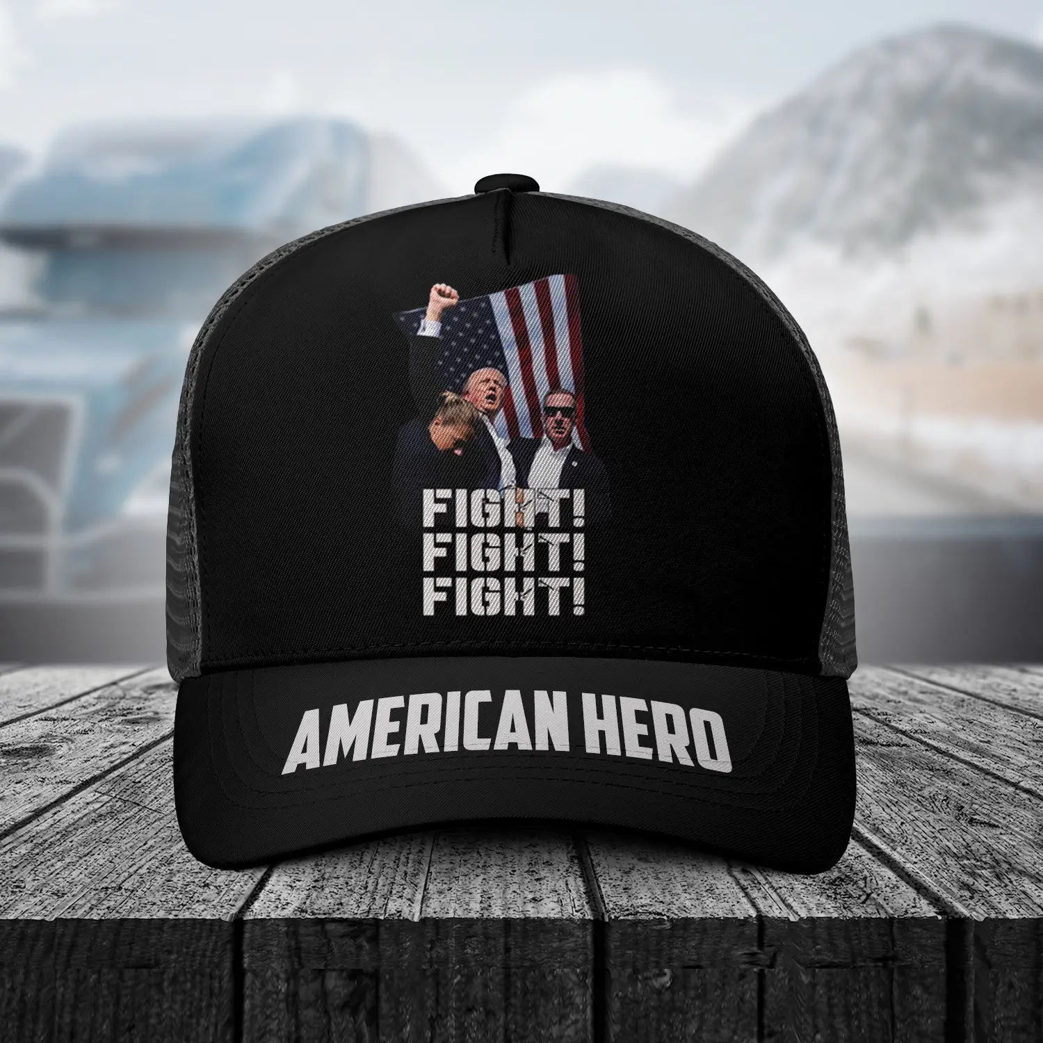 Trump Shooting Hat Fight Donald Trump Hat American Hero Cap Gifts For Republicans