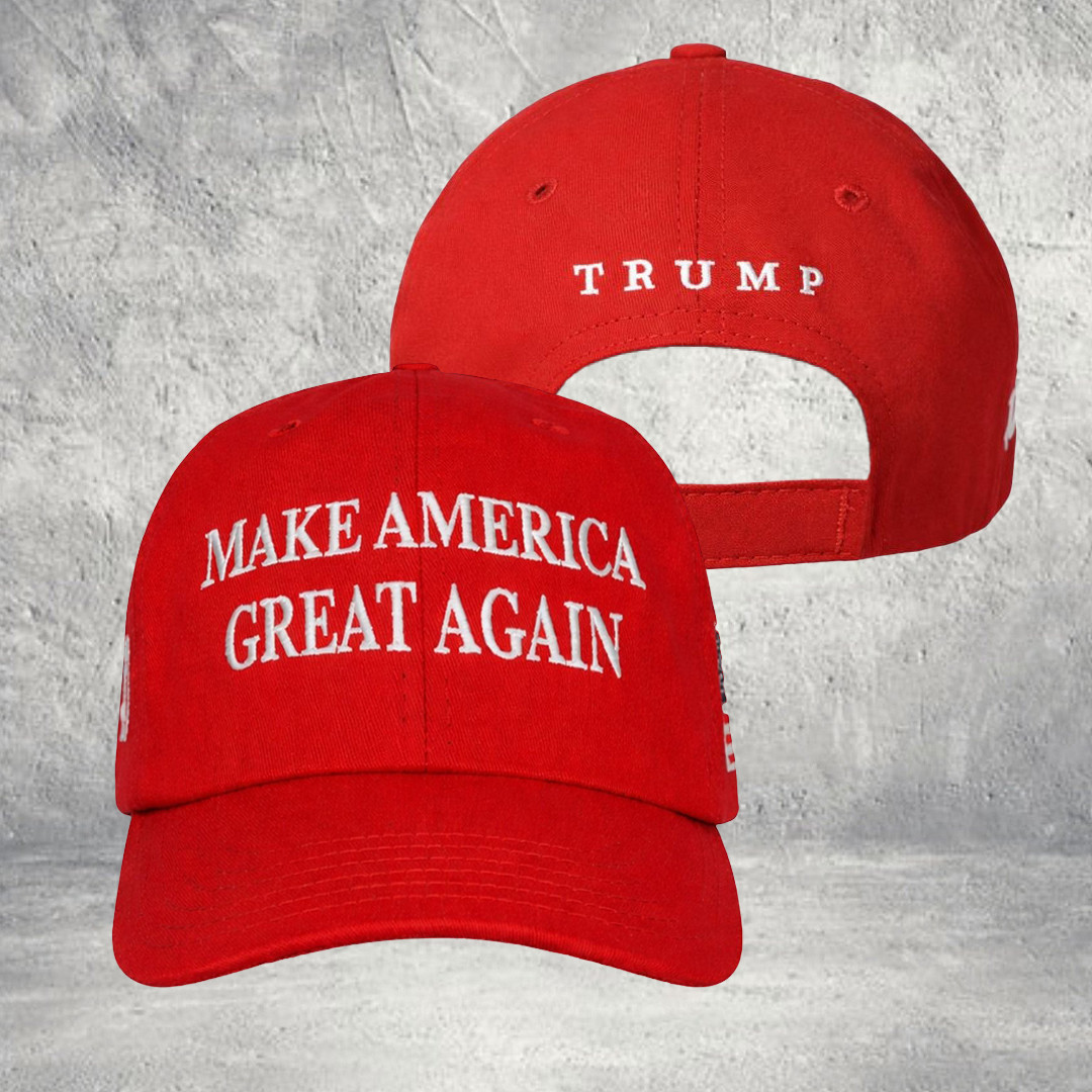 Trump Store Merch Unstructured 45-47 MAGA Hat Embroidered Maga Patriotic Merchandise USA