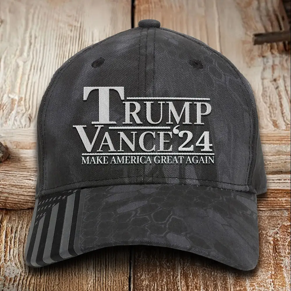 Trump Vance 2024 Embroidered Camo Hat Make America Great Again Hat Trump Vance Merch