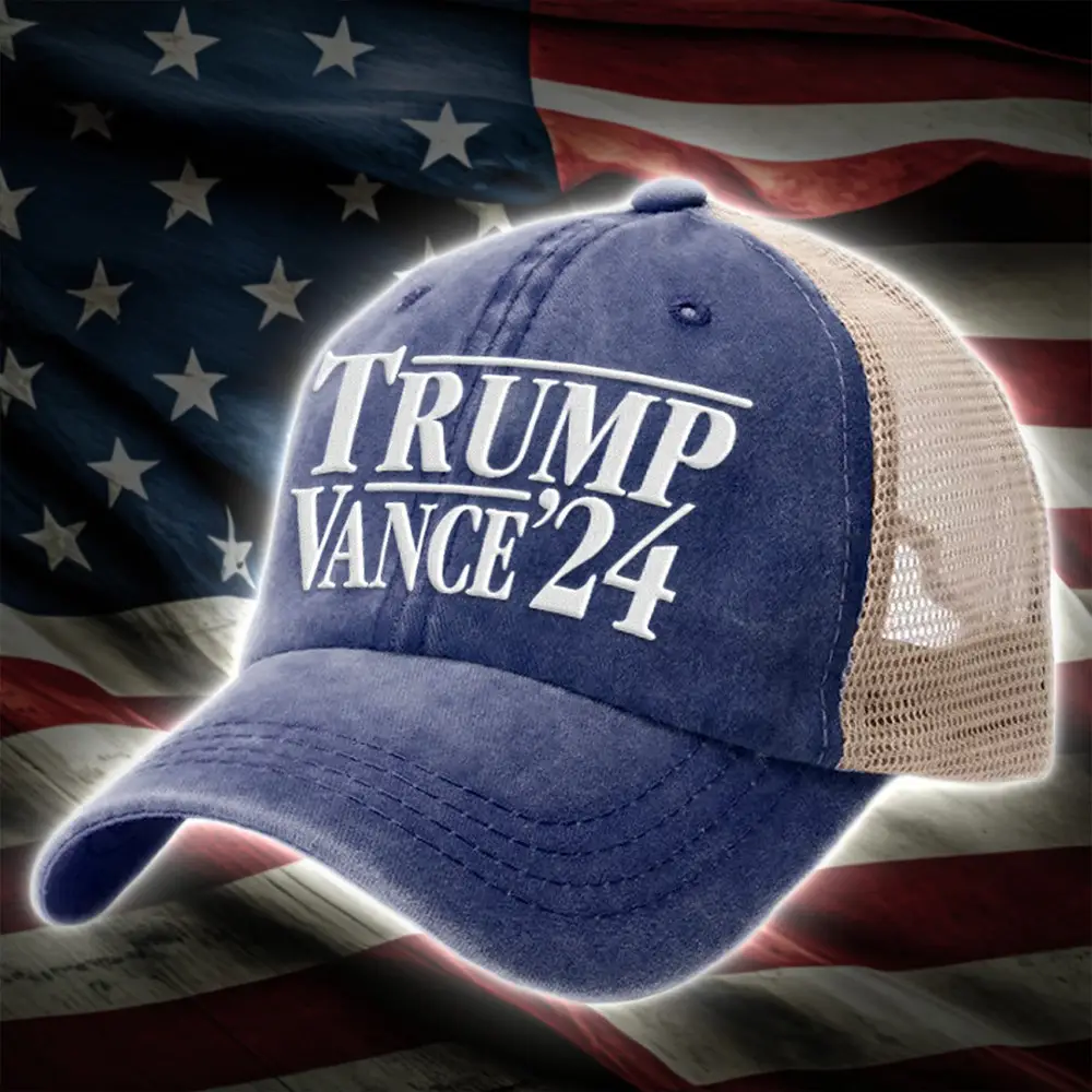 Trump Vance 2024 Trucker Hat Trump Vance For President Vp Supporters Hat Gifts For Dad