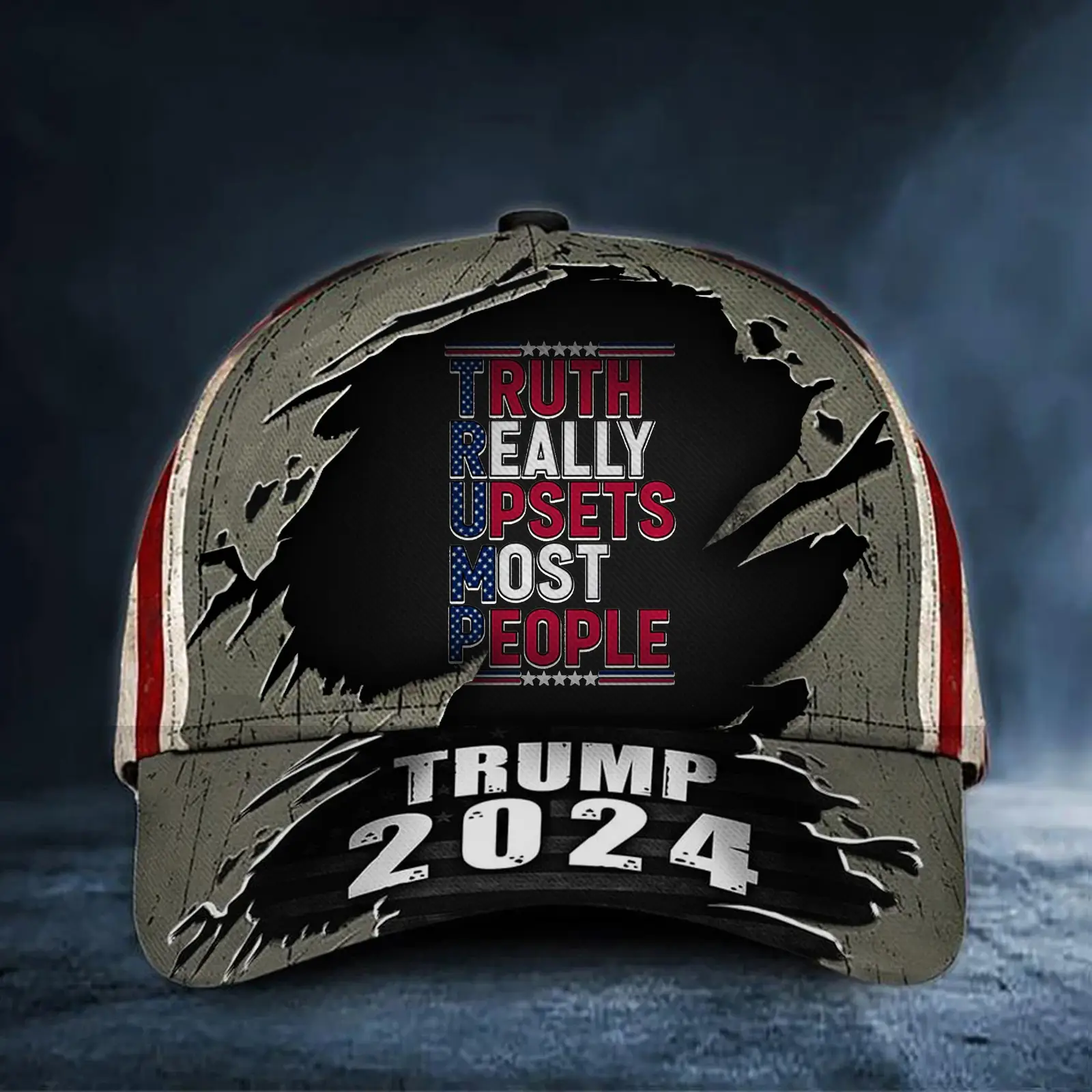 Truth Really Upsets Most People Trump 2024 Hat Support Trump For President Patriotic Hat