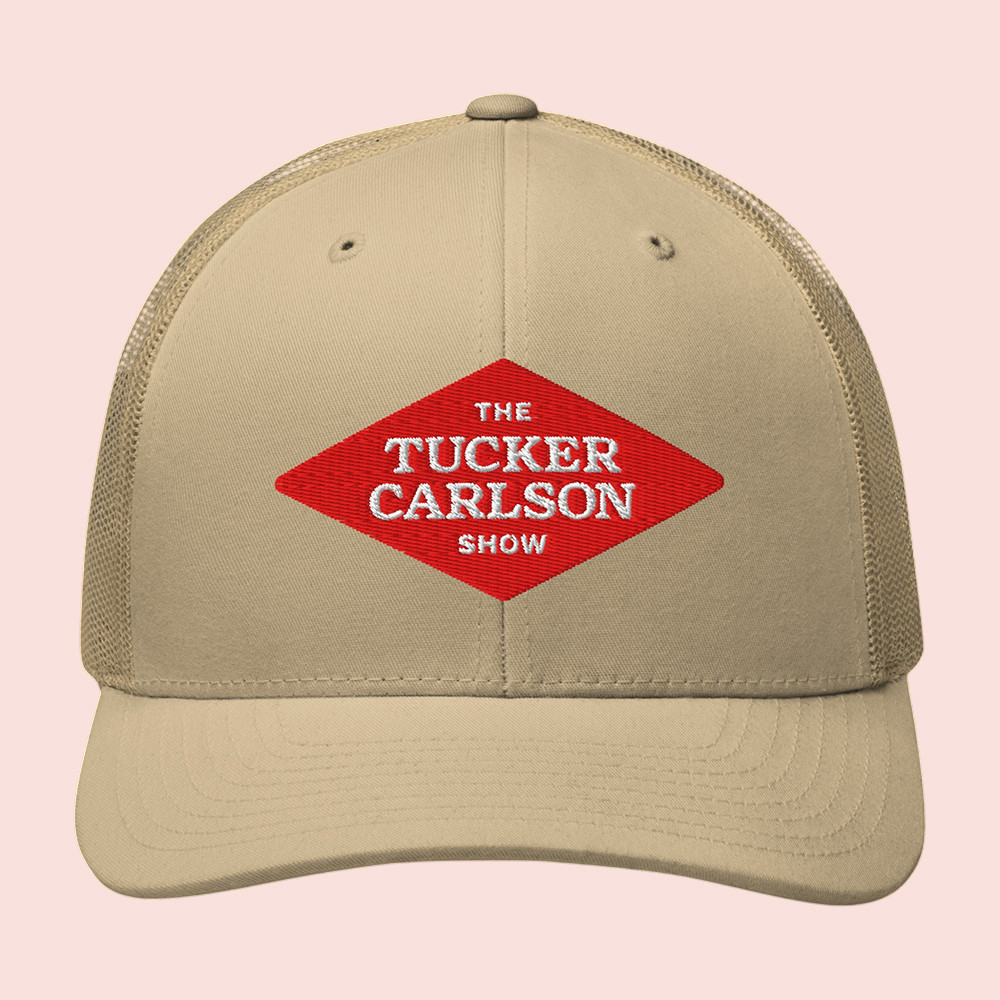 Tucker Carlson Merch Store The Tucker Carlson Show Trucker Hat Gifts For Podcast Fans