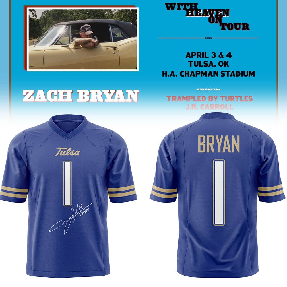 Tulsa Golden Hurricane x Morgan Wallen Jersey Morgan Wallen Merch Presents For Football Fans
