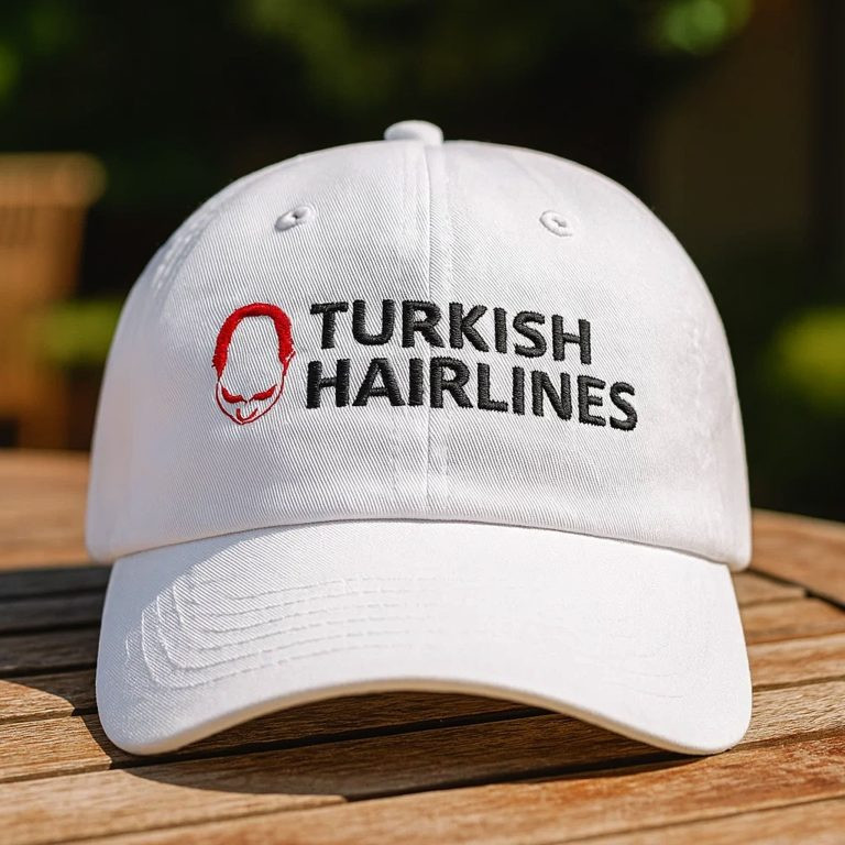 Turkish Hairlines Hat Turkish Hairlines Baseball Cap Merchandise Gifts For Husband White