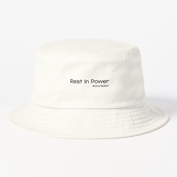 Turning Point USA Bucket Cap CK Rest In Power Freedom Hat Charlie Kirk Wore