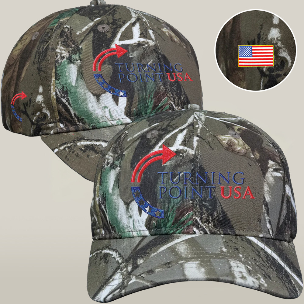 Turning Point USA Freedom Merch Cool Camo Hat Best Freedom Cap Charlie Kirk Wore Turning Point USA Freedom Merch Cool Camo Hat Best Freedom Cap Charlie Kirk Wore - Image 1