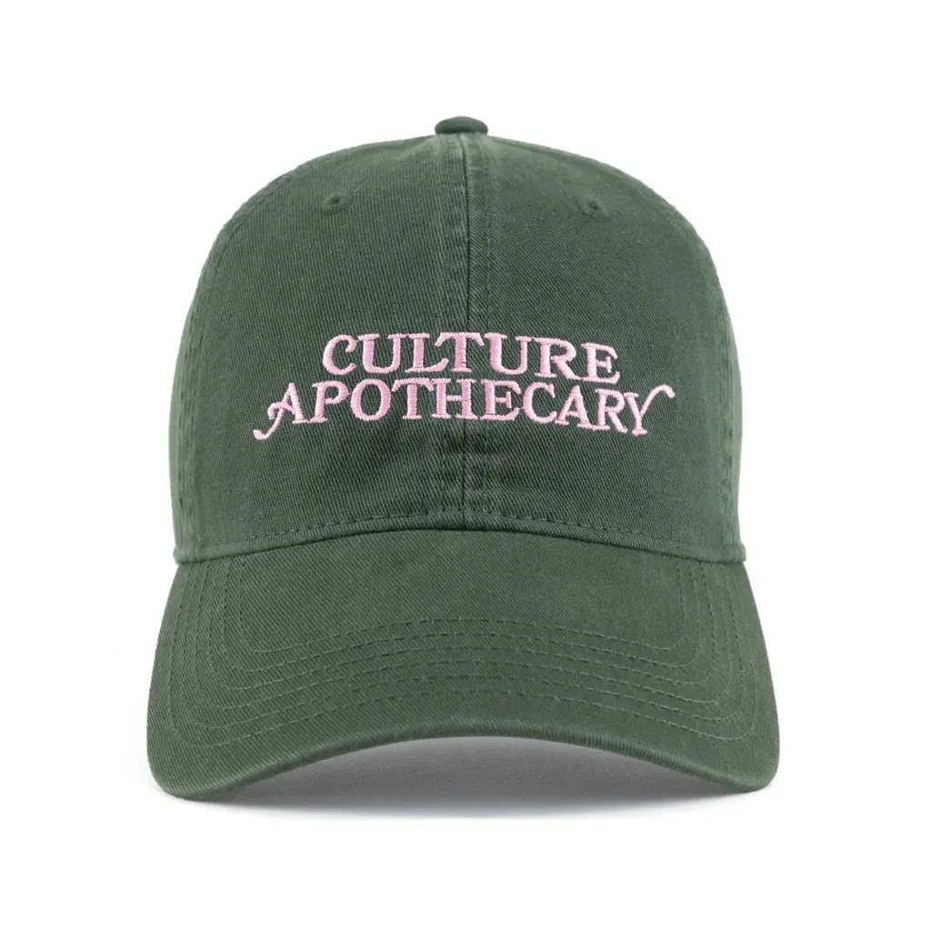 Turning Point USA Hat Embroidered Culture Apothecary Grn Pink Hat TPUSA Merch Charlie Kirk Merch