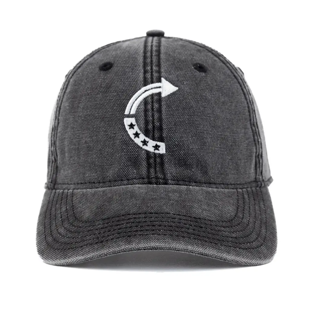 Turning Point USA Hat Embroidered Logo Hat Black TPUSA Merch Charlie Kirk Merch Dad Gifts