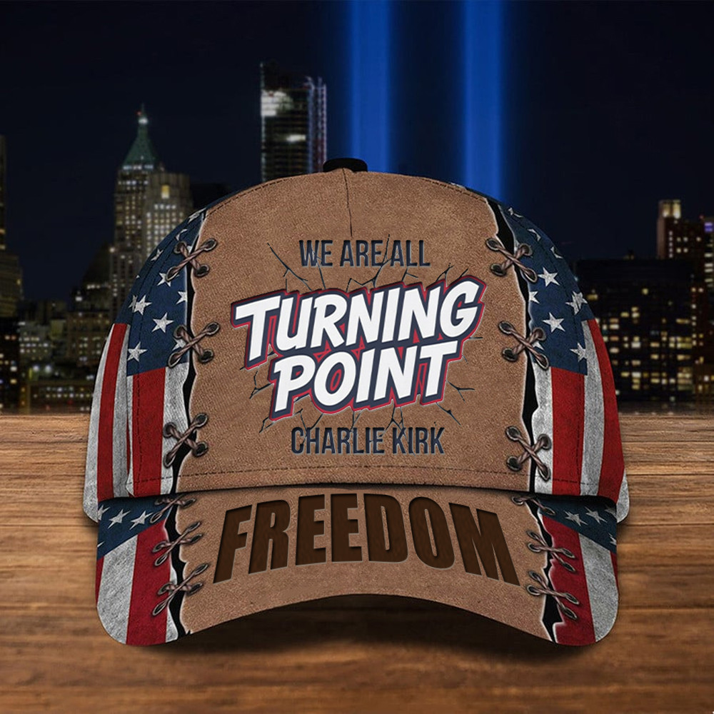 Turning Point USA Hat We Are All Turning Point RIP CK 47 Freedom Charlie Kirk Hat Merch Turning Point USA Hat We Are All Turning Point RIP CK 47 Freedom Charlie Kirk Hat Merch - Image 1