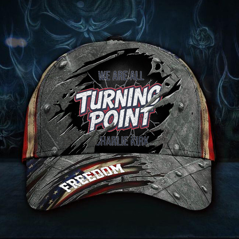 Turning Point USA Merch Hat We Turning Point Freedom RIP Kirk 47 Best Memorial CK Merch Turning Point USA Merch Hat We Turning Point Freedom RIP Kirk 47 Best Memorial CK Merch - Image 1